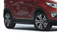 Пороги подножки Kia Sportage 3 2010-2013-2015 Premium-Black