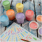 Краски акриловые декоративные Гамма "Хобби", 6 цветов, 20мл, картон. упак., пастельные цвета, фото 6