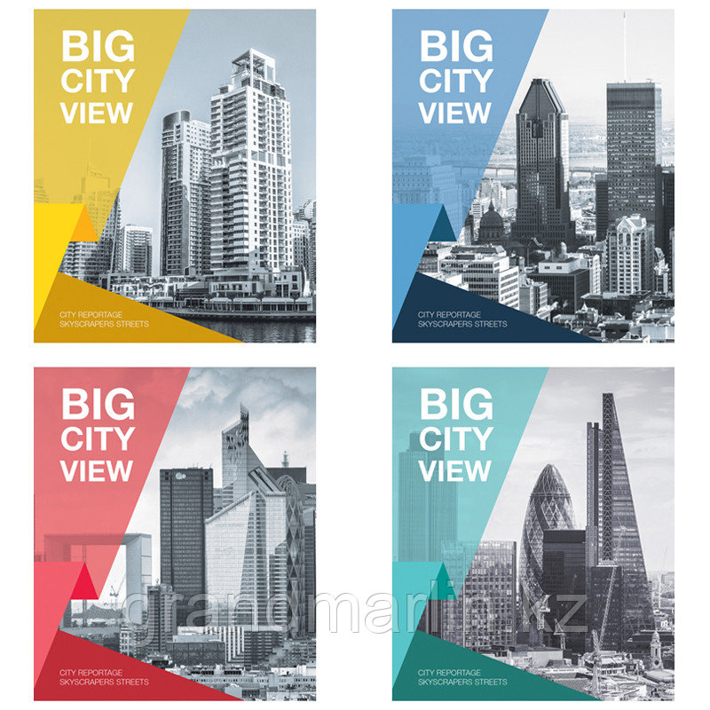 Тетрадь 80л., А5, клетка ArtSpace "Путешествия. Big city view", фото 1