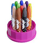 Мелки масляные Гамма "Малыш", 12цв., шестигранные, пластиковый стакан-подставка, фото 4