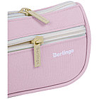 Пенал-косметичка 1 отделение, 1 карман, 215*80*60 Berlingo "Polo pink", полиэстер, фото 4
