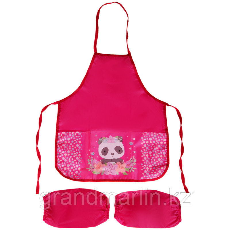 Фартук с нарукавниками ArtSpace "Panda", 53,5*44,5см, 3 кармана, фото 1