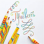 Карандаш с многоцветным грифелем Мульти-Пульти "Енот и радуга", утолщенный, заточен., фото 7