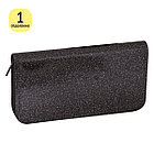 Пенал 1 отделение, 190*100 ArtSpace "My Space", черный, ПВХ с блестками, фото 3