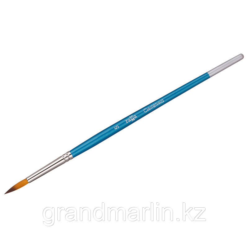 Кисть синтетика Гамма, круглая №05, фото 1