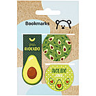 Закладки магнитные для книг, 3шт., MESHU "Avocado", фото 2