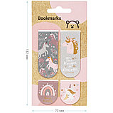 Закладки магнитные для книг, 4шт., MESHU "Unicorns", фото 4