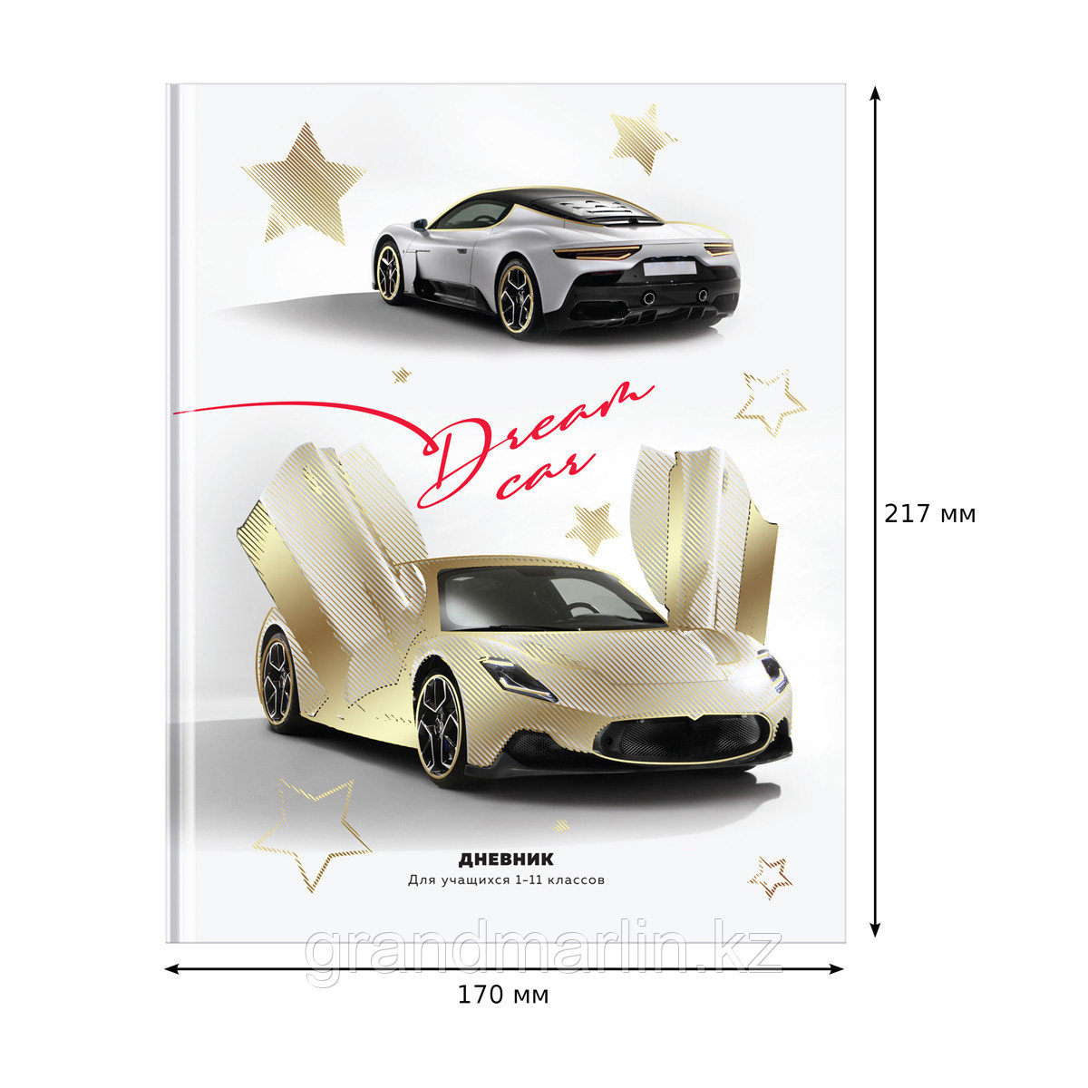 Дневник 1-11 кл. 40л. (твердый) BG "Dream car", матовая ламинация, тиснение фольгой - фото 3 - id-p107474613