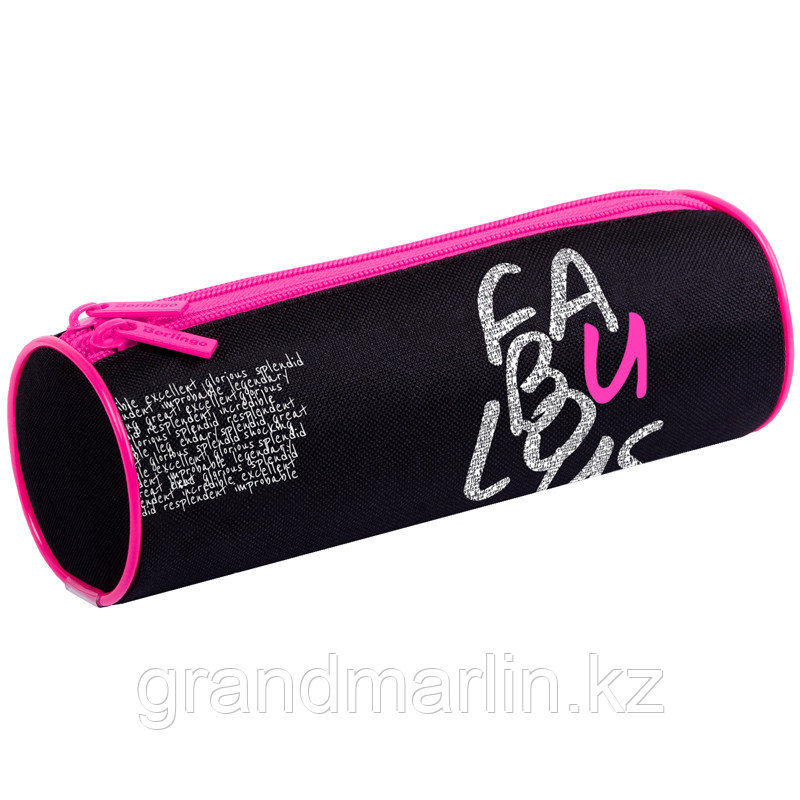 Пенал-тубус 2 отделения, 210*70 Berlingo "Fabulous", полиэстер, фото 1