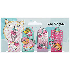 Закладки магнитные для книг, 4шт., MESHU "Sweets"