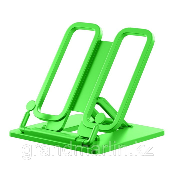 SПодставка для книг ErichKrause Base, Neon Solid, пластик, зеленая 9521631