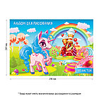 Альбом для рисования 40л., А4, на скрепке ArtSpace "Сказочные единорожки", фото 4