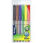 Фломастеры Berlingo "SuperTwist", 6цв., смываемые, рисунок на корпусе, блистер, фото 2