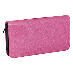 Пенал 1 отделение, 190*100 ArtSpace "My Space", розовый, ПВХ с блестками