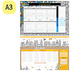 Расписание уроков с расписанием звонков A3 ArtSpace, "Пиши-стирай. Draw it", фото 2