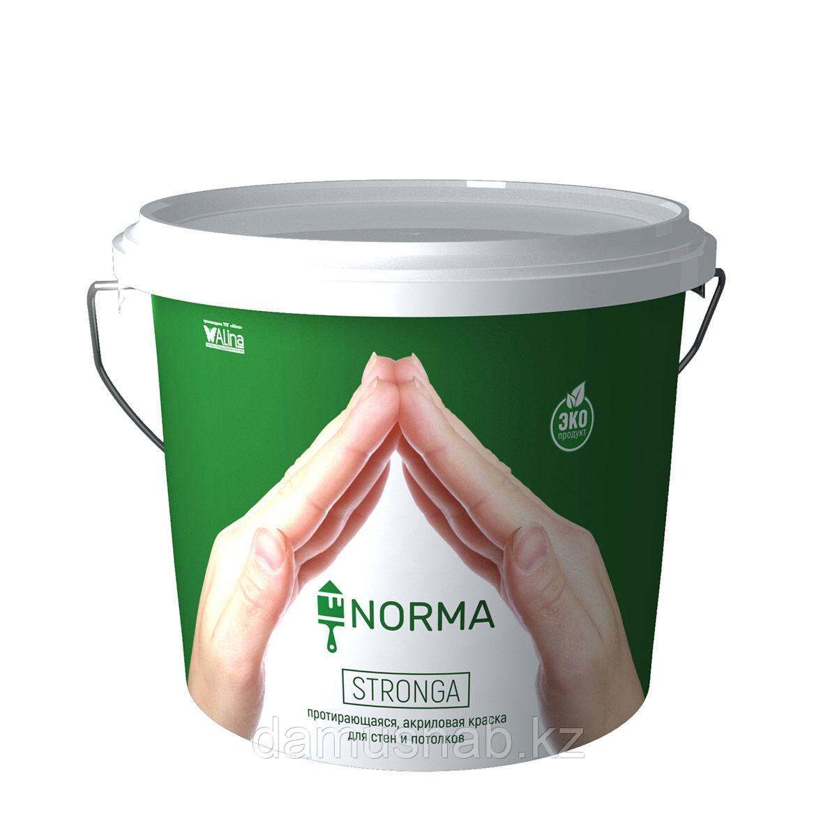 Краска водоэмульсионная Alina Paint NORMA 1 кг (интерьерная, протирающаяся)