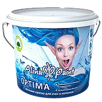 Краска водоэмульсионная Alina Paint OPTIMA 25 кг (интерьерная, протирающаяся)
