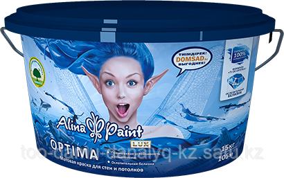 Краска водоэмульсионная Alina Paint OPTIMA 7 кг интерьерная