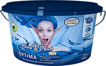 Краска водоэмульсионная Alina Paint OPTIMA 7 кг (интерьерная,супербелая, всесезонная)