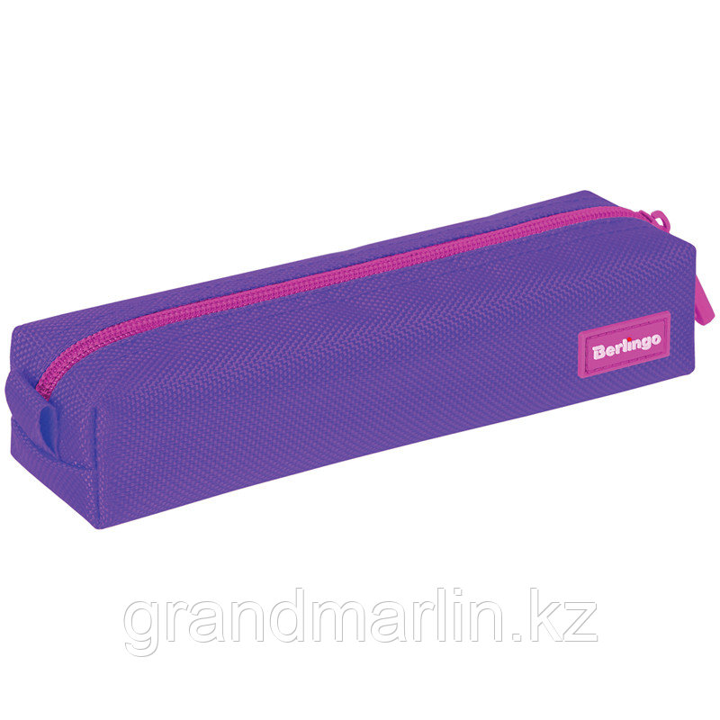 Пенал мягкий 195*50*40 Berlingo Color Zone "Violet", полиэстер