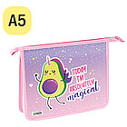 Папка для тетрадей 2 отделения А5 ArtSpace "Fairy", пластик, на молнии, фото 2