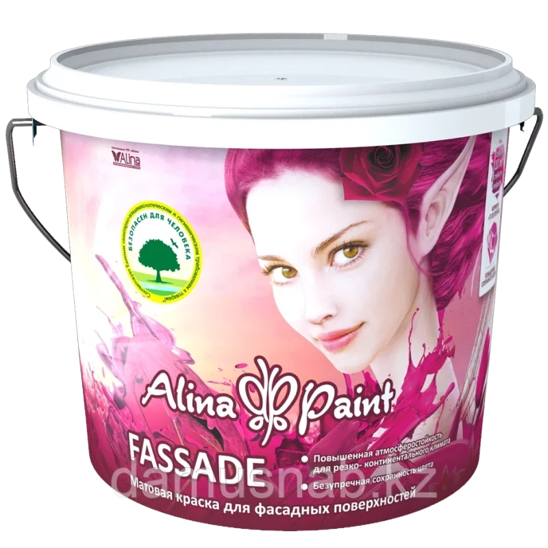 Краска водоэмульсионная Alina Paint FASSADE 25 кг (фасадная, атмосферная,всесезонная)