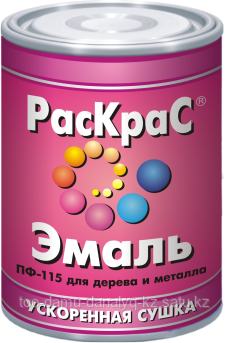 Эмаль КВИЛ РасКрас ПФ-115 универсальная шоколадная 1,9 кг