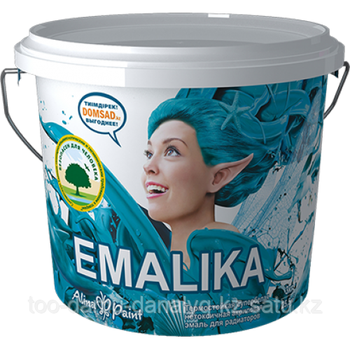 Эмаль акриловая Alina Paint EMALIKA 3 кг на водной основе всесезонная