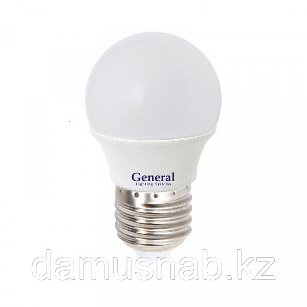 Лампа LED GLDEN-G45F-10W/230V/E27/4K,шар,матовая(General)(10/50) 683700