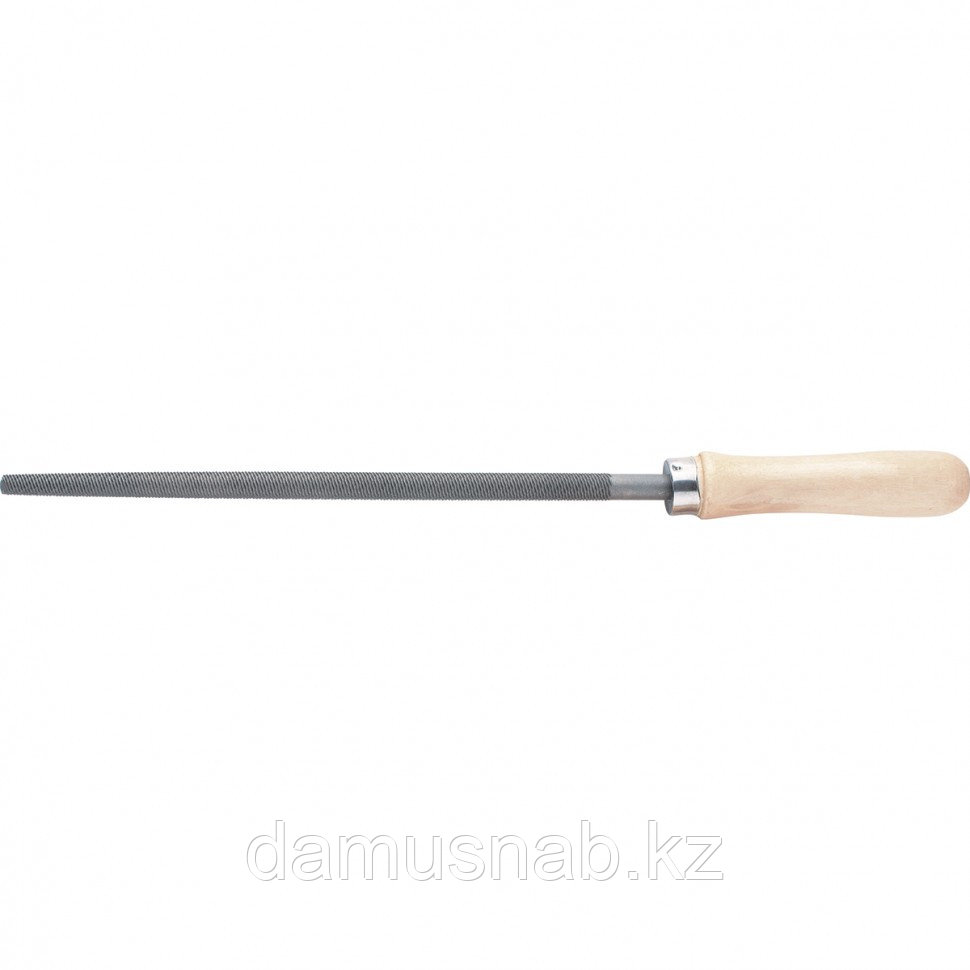 Напильник 150 мм, круглый деревянная ручка  Сибртех