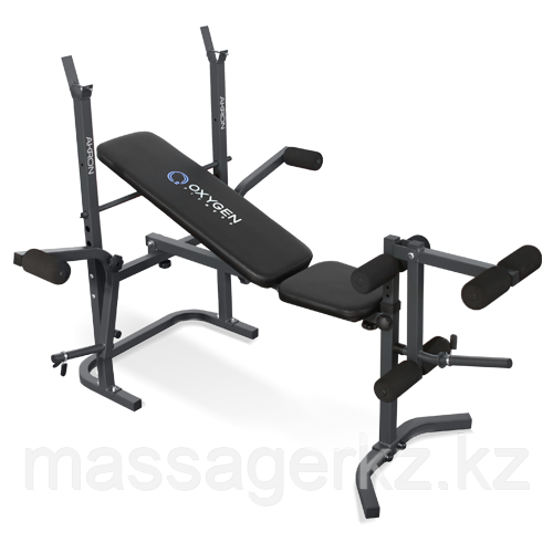 Скамья силовая черная OXYGEN FITNESS AKRON, фото 1