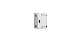 Напольный шкаф NETLAN 19", 18U, металлическая дверь, цельнометаллические стенки, Ш600хВ974хГ600мм, в разобранном виде, серый