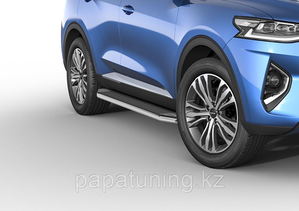 Пороги подножки Premium Haval F7/F7x 2019-2022, фото 1