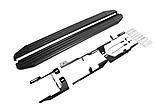 Пороги, подножки "Premium-Black" Geely MK Cross 2011-2016, фото 5