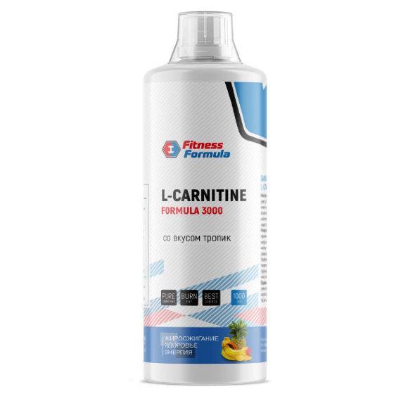Жиросжигатель Л-карнитин L-Carnitine 3000, 1000 ml, Fitness Formula Тропик - фото 1 - id-p107267945