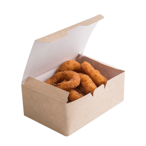 OSQ (Doeco) OSQ FAST FOOD BOX L Упаковка для нагетсов/крыльев/фри 15,0х9,1х7,0см - фото 1 - id-p107487980