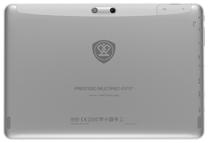 Prestigio MultiPad 4 Quantum 10.1 3G, 1.6GHz, 10.1"IPS, 1280х800, 1GbRAM, 8Gb, mSD, Android 4.2, White - фото 2 - id-p107488368
