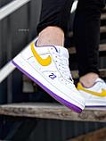 Кеды Nike Af 23 бел фиолет 2202-7, фото 2