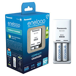 Зарядное устройство Panasonic Eneloop BQ-CC50 + 2 аккумулятора HR6/AA Eneloop 2000mAh