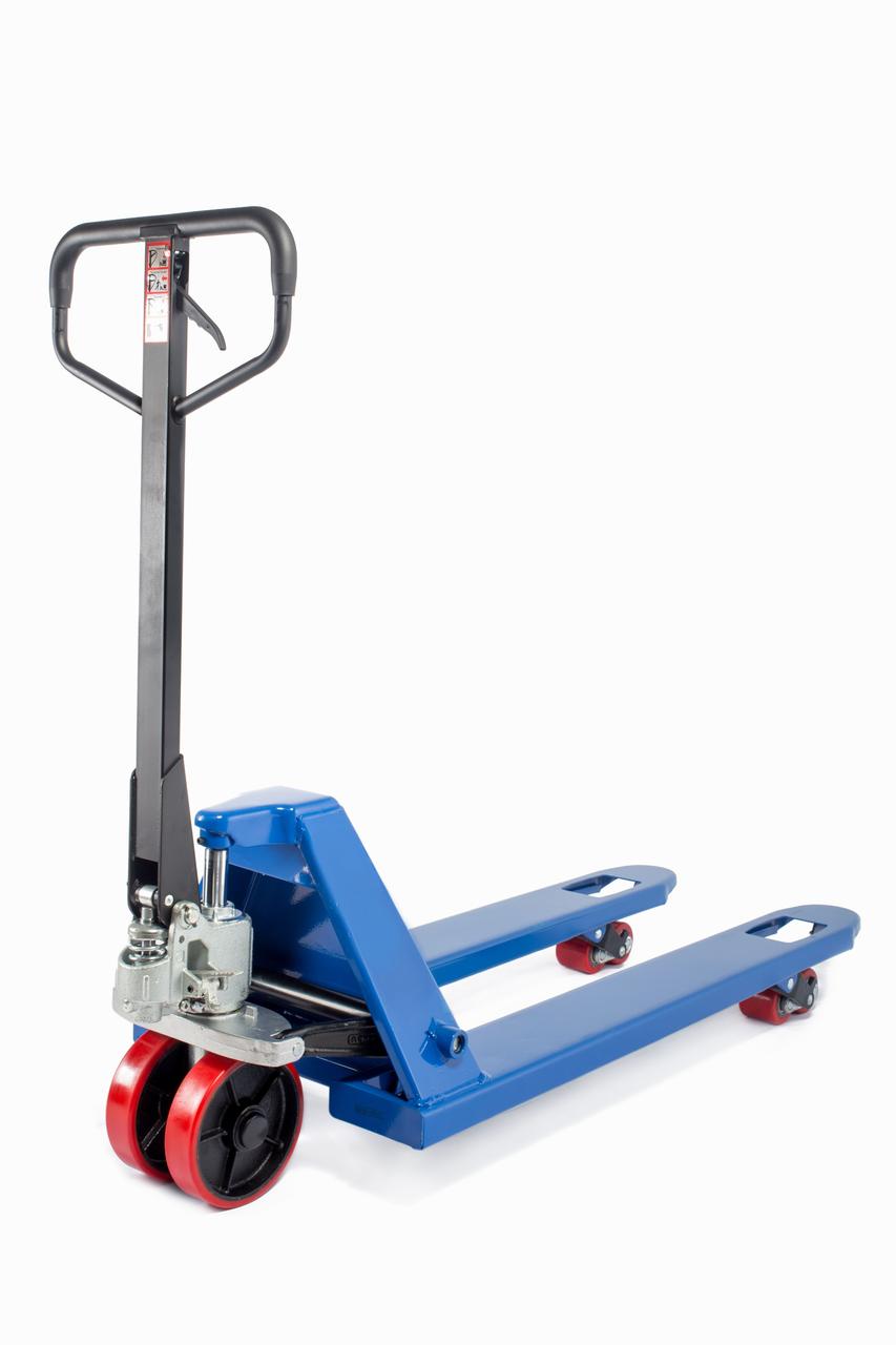 Тележка гидравлическая 3000 кг 1150 мм TOR RHP (полиуретановые колеса), фото 1
