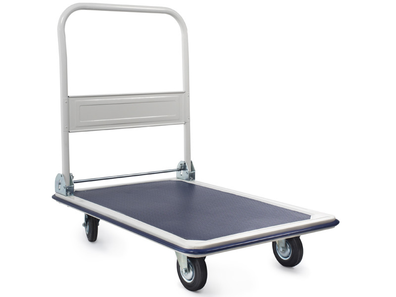 Тележка платформенная 300 кг TOR PH300 (резиновые колеса), фото 1