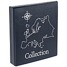 Альбом для монет OfficeSpace "Карта"  230*270, на кольцах, синий, 10л., иск. кожа, фото 2