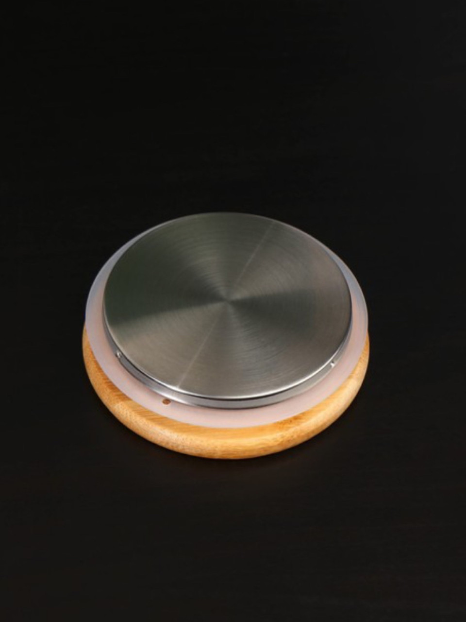 Крышка для чайника «ЭКО», d=8,1 см (7 см), бамбук, металл - фото 1 - id-p107510056