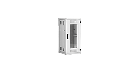 Напольный шкаф NETLAN 19", 24U, стеклянная дверь, цельнометаллические стенки, Ш600хВ1242хГ600мм, в разобранном