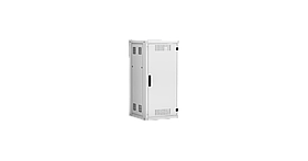 Напольный шкаф NETLAN 19", 24U, металлическая дверь, цельнометаллические стенки, Ш600хВ1242хГ600мм, в разобранном виде, серый