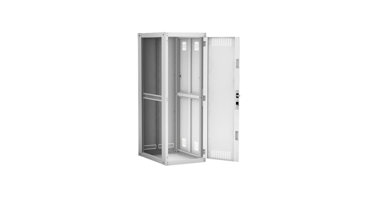Напольный шкаф NETLAN 19", 33U, стеклянная дверь, цельнометаллические стенки, Ш600хВ1641хГ800мм, в разобранном - фото 2 - id-p107510830