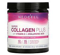 Коллаген с витамином C и гиалуроновой кислотой Super Collagen Plus, 195 г NeoCell