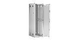 Напольный шкаф NETLAN 19", 42U, металлическая дверь, цельнометаллические стенки, Ш600хВ2042хГ800мм, в разобранном виде, серый, фото 2
