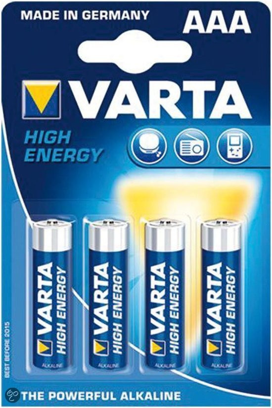 Батарейка VARTA HIGH Energy (AAA) - фото 2 - id-p13957969