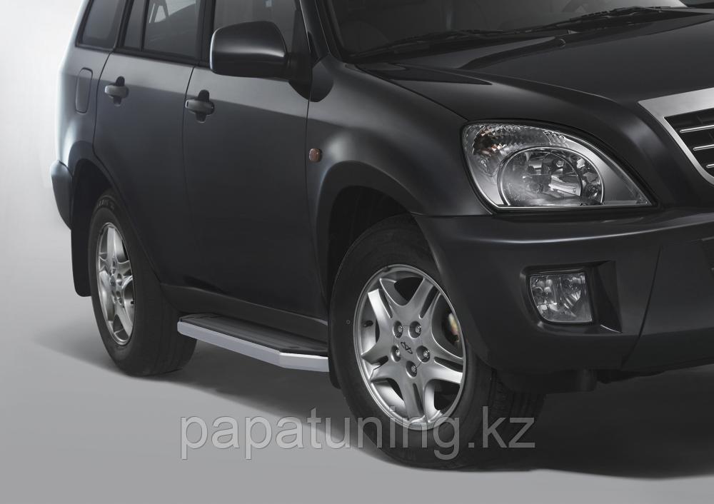 Пороги подножки Premium Chery Tiggo T11 2006-2014, фото 1